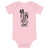 2021 Toad Suck Daze 40 Years Infant Onesie