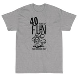 2021 Toad Suck Daze 40 Years T-Shirt Black Print