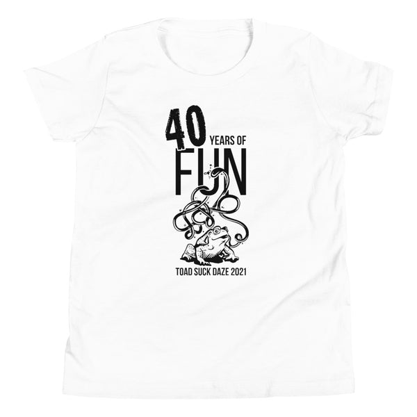 Youth 2021 Toad Suck Daze 40 Years T-Shirt
